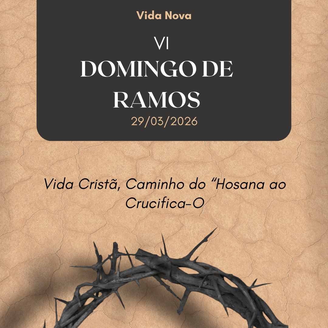 VI DOMINGO DE RAMOS NA PAIXÃO DO SENHOR – 29/03/2026